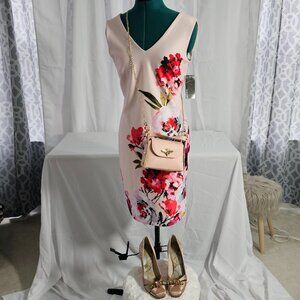 Donna Ricco Pink Floral Dress NWT – Size 2
